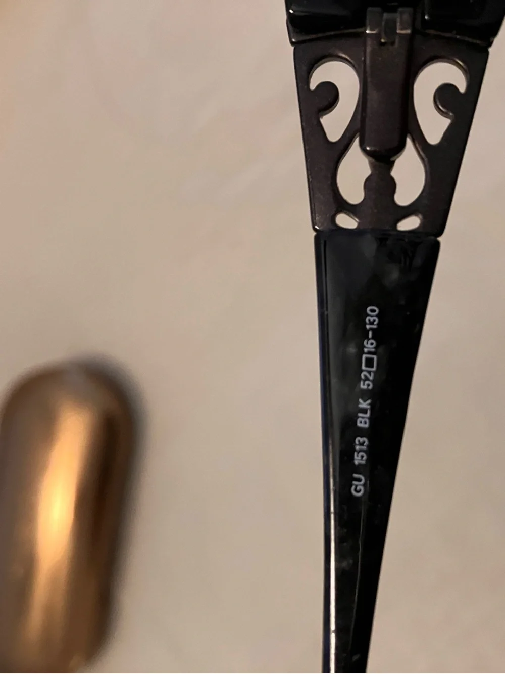 GUESS Vintage Black Rectangular Women’s Eyeglass Frames
